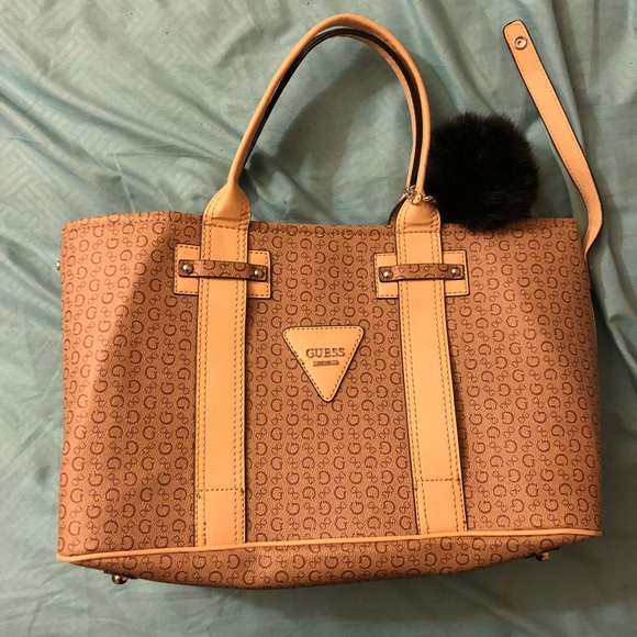 Tan Guess Hand Bag - Picture 3 of 5